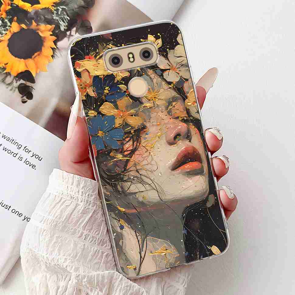Para LG G6+ 5.7" Funda Diseño de Moda Patrones Silicona Suave TPU Cubierta Para LG G6+Plus LG G6 H870 H873 Fundas de Teléfono Resistentes a Golpes