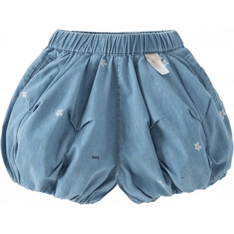 DAVE & BELLA Girls Summer Cotton Denim Bloomers Shorts 110cm