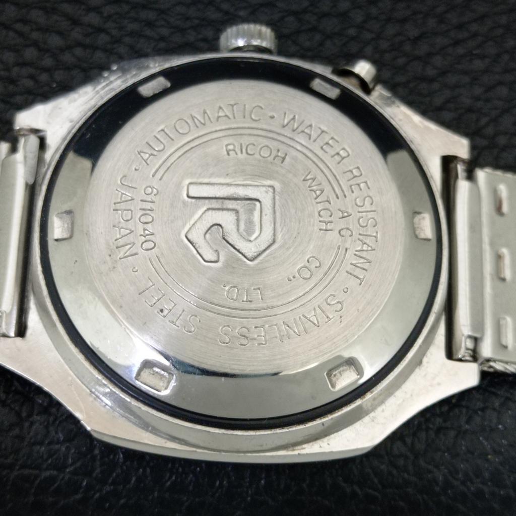 VINTAGE RICOH R31 AUTOMATIC JAPAN MENS ORIGINAL DIAL WATCH A704759-1
