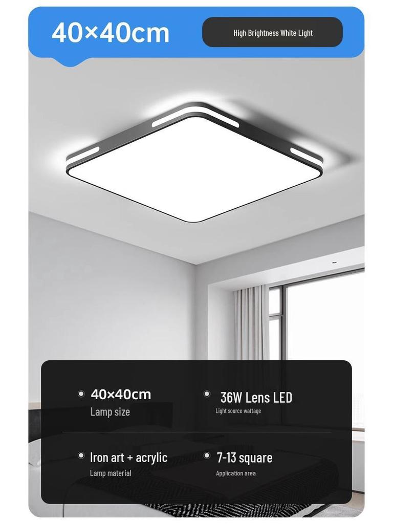 Ultra-Bright Modern Minimalist Ceiling Chandelier for Living Room and Bedroom - Energy-Saving Home Lighting Fixture