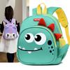 Cartoon Dinosaur Kids Backpack With Breathable Oxford Fabric For Preschool Children