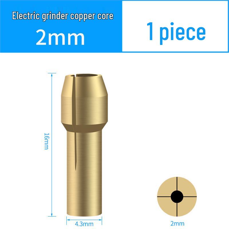 Compact Multi-Function Electric Grinder Chuck Nut - Stainless Steel Collet Accessory