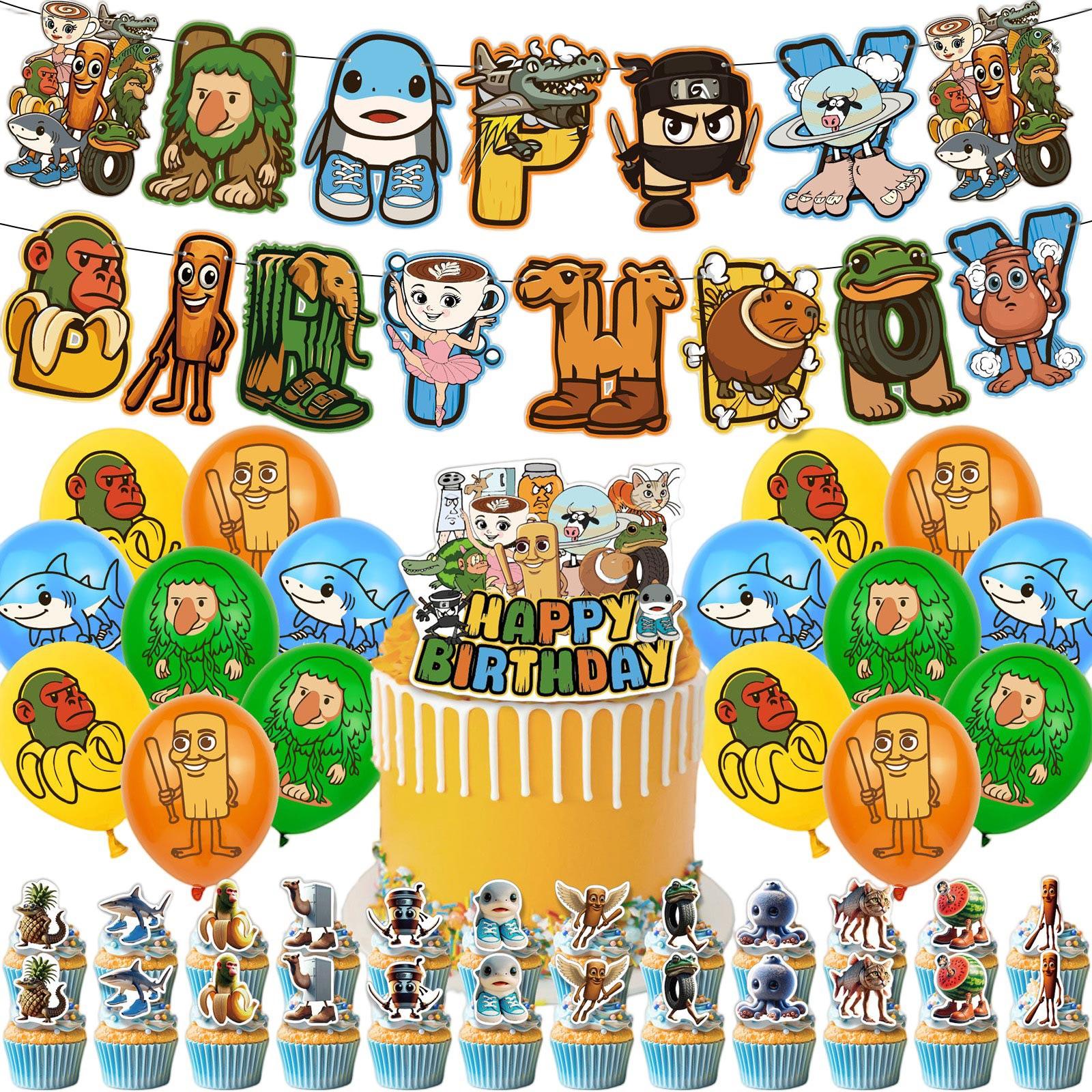 

Тематическая вечеринка, украшение на детский день рождения, набор украшений One Size