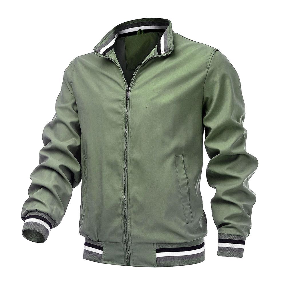 

Jackets Men Spring Fahsion Outwears Casual Hombre Coats Racing Men s Jacket S зелений