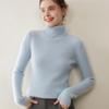 Women's 2025 Slim Fit Cashmere Turtleneck Sweater - Double-Strand Thickened Inner Layer