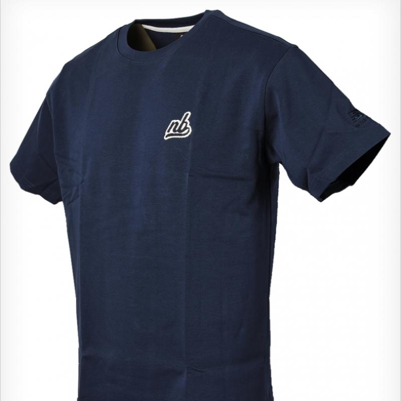 New Balance Uni Small Nb ShorT Sleeve T shirT Nbnec22013 59 Navy