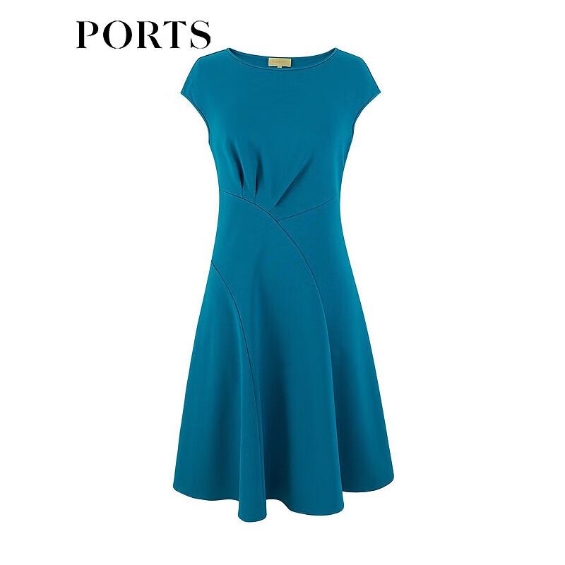 PORTS Women's Spring/Summer Short Sleeve Midi Dress LL8N021RWE005