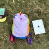 Schoolbag lightweight outdoor hiking backpack for men and women, 1011 new color-block dopamine portable short trip backpack
