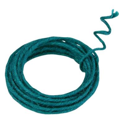 MegaCréa DIY - Duck Blue Reinforced Jute Cord 0.2 Cm X 3 M
