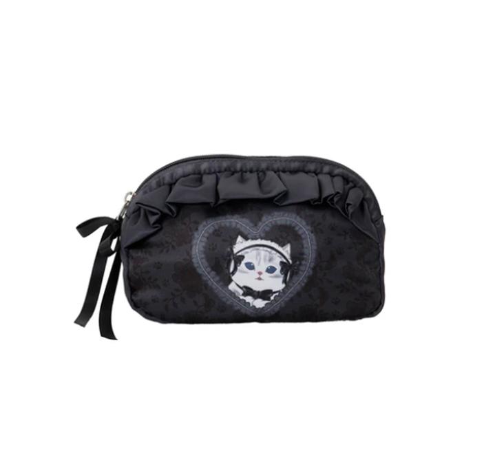 

mofusand Косметичка Ballet Core Курорибо Нян Черный Япония НОВЫЙ