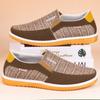 Fashion Men's Shoes Summer Breathable Canvas Shoes Fashion Outdoor Casual Sneakers for Men Oxfords Slip on Loafers Comfort Driving Shoes