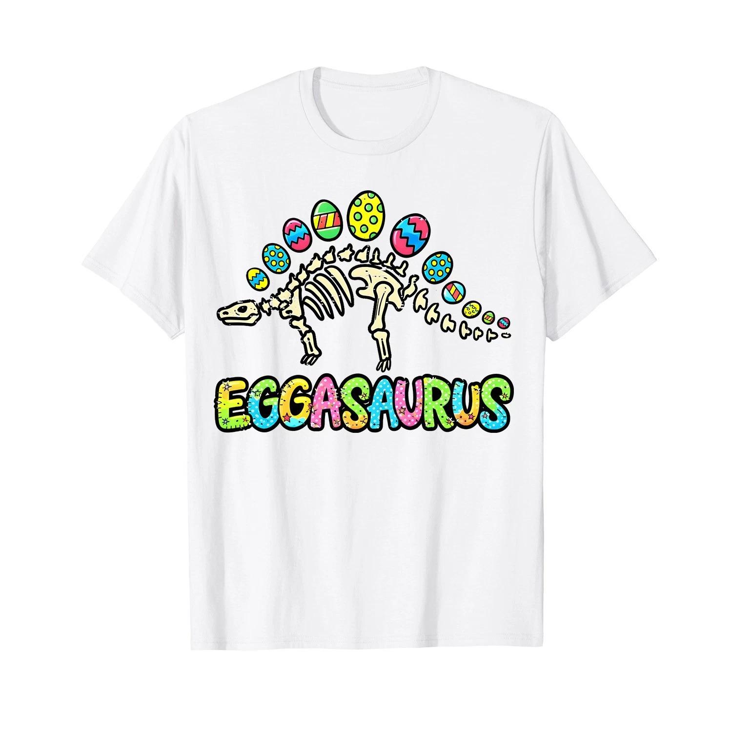 Детская футболка Easter Stegosaurus Dinosaur Eggasaurus для мальчиков и малышей S