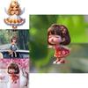 Car Decor Acrylic Cute Girl Series Car Mirror Pendant With Cartoon Style For Interior Enhancement