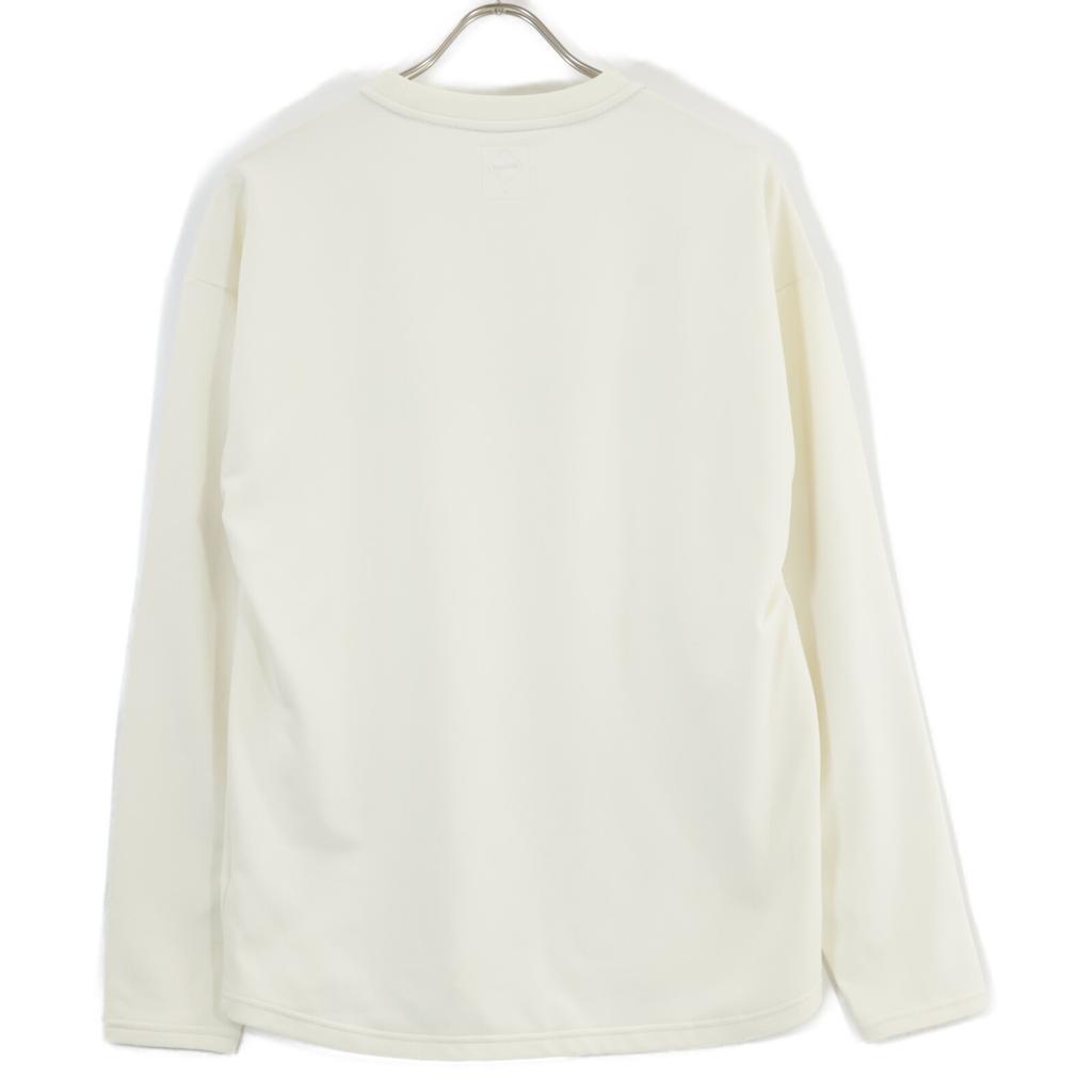 F.C.Real Bristol 23Stainless Steel TOUR TOP Print Crew Neck Long Sleeve T-Shirt tops M IvoryUsed