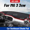 For MG 3 2017 2018   3SW Car Dashmat Anti-UV Dashboard Cover Dash Mat Sunshade Cushion Carpet Protective Accessories
