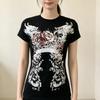 European and American Summer Fashion Printed Gothic Women's Short Sleeved T-shirt