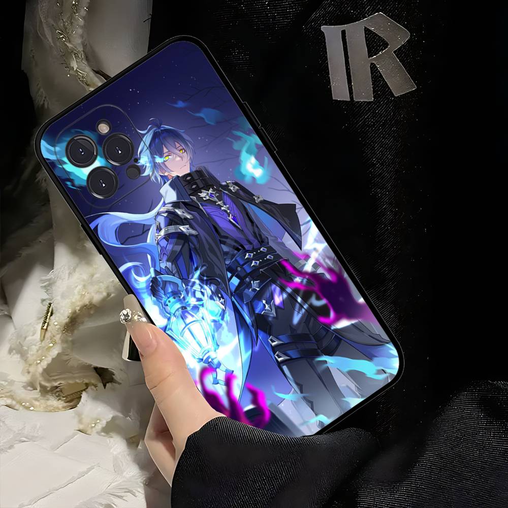 Genshin Impact Flins Phone Case For IPhone 16 17 Air 15 14 13 12 11 Pro Max 16E Plus Fundas