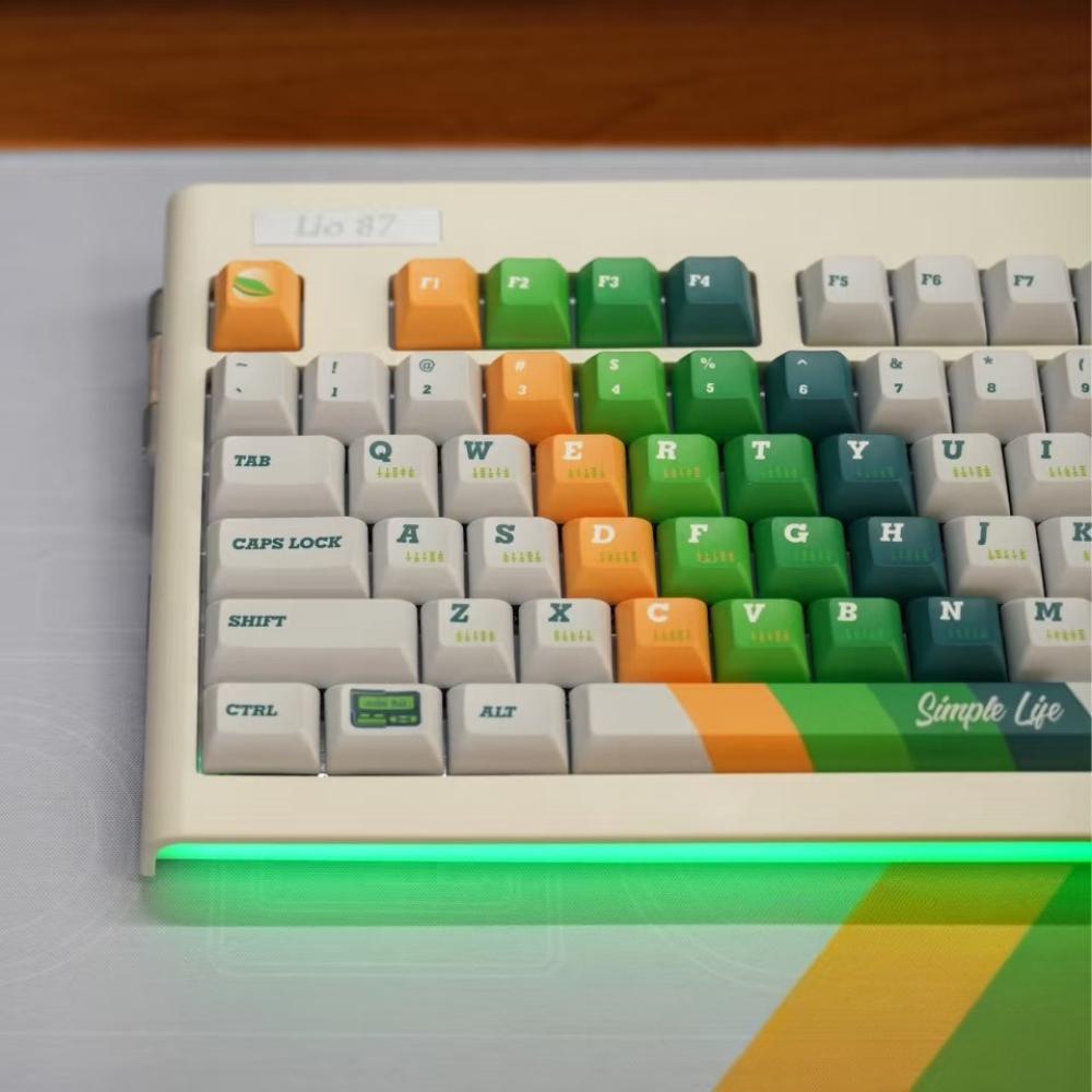 NEWTOY Memoirs Theme Keycap Set 172key PBT Custom Retro Style Keycap Cherry Profile Office Gaming KeyCap for Mechanical Keyboard