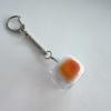 New Simulation Bread Key Decompression Light Key Chain Creative Mechanical Keyboard Button Decompression Fingertip Sensory Toys