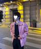 Korean Style Men's Vintage American Leather Biker Jacket - High-End Short for Spring & Autumn