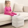 Inflatable Foot Rest Pillow Toddler Airplane Bed Adjustable 3 Layers Height Leg Rest Pillow Airplane Travel Essentials
