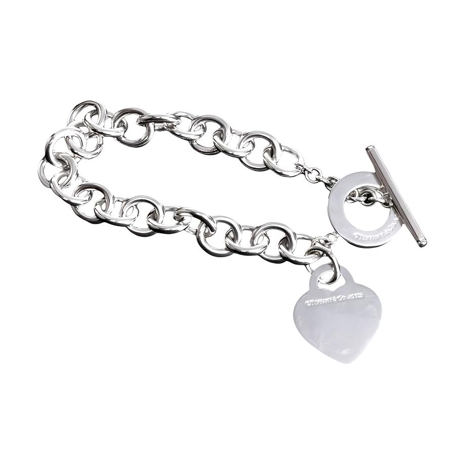 Tiffany & Co.. Return To Tiffany Herzanhänger Knebelverschluss Armband Damenarmband Silber 31406463