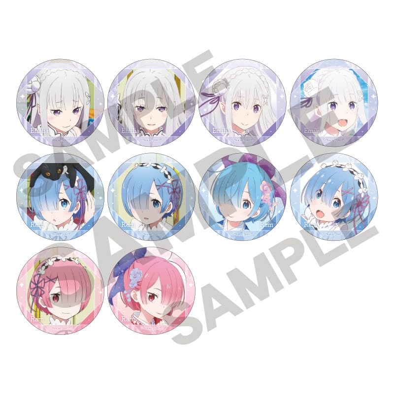 

Cracks Life in Another Trading Can Badge 1BOX Approximately H92 x W75 x D95mm Made of Silver Metal ReZERO -Starting World-