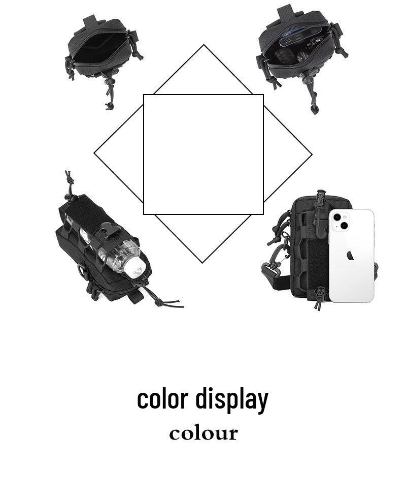 Tactical Outdoor Multipurpose Phone & Bottle Pouch: Camping, Cycling, MOLLE-Compatible Waist Pack