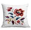 Spring and Summer Imitation Embroidered Flower Pillowcase Home Sofa Living Room Pillowcase New Style Pillowcase