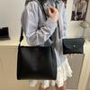 Large Capacity Shoulder Bags for Women Winter Designer Trend Bucket Composite Bag PU Leather Female Commute Handbags CLE