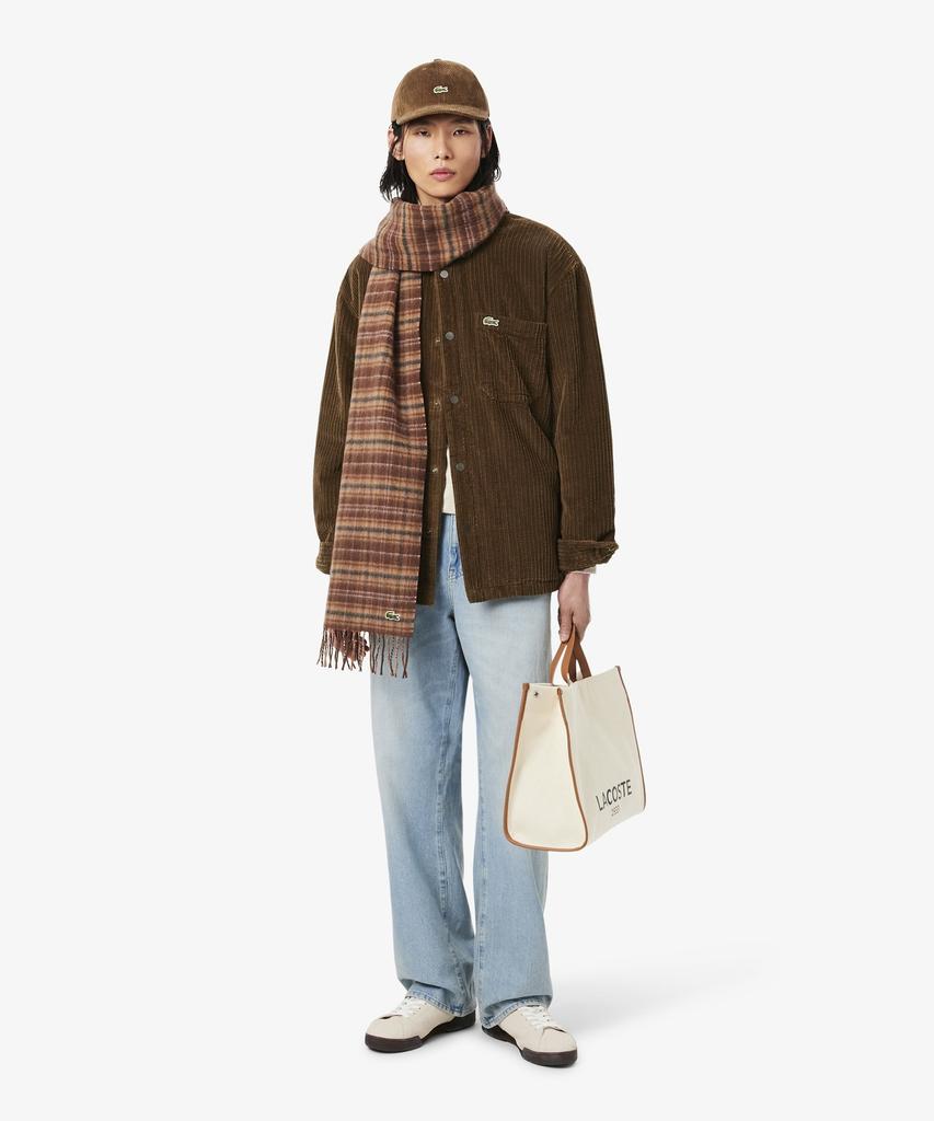 LACOSTE Men'S Corduroy Padded Shacket Ch3796-56N Dpd