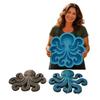 Ocean Animal Silicone Stepping Stone Mold Sea Turtle DIY Pattern Sea Creature Cement Mold Seahorse Handmade