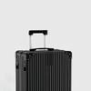 Leather Spinner Suitcase with Pull Handle, Large Capacity, Combination Lock - Perfect for Women, Men, and Students.