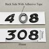 OQUP8 Older 3D ABS Chrome Black Logo 308 408 508 Emblem Letters Sticker Car Rear Trunk Badge For Peugeot 308 SW 408 508 Accessories