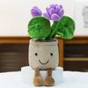 Simulation Creative Lotus Potted Plush Toy Fun Plant Lotus Ornament Living Room Decoration Doll Machine Doll