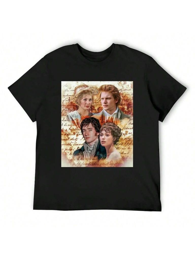 Jane Austen T-Shirt Funny Costumes Cute Clothes Blouse Cotton T Shirt 'unisex