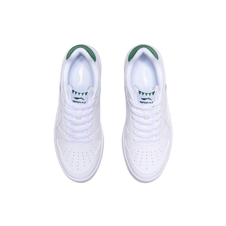 Li Ning Synthetic Leather, Artificial Leather Coverage Thermal Slip Resistant Low Top Skateboard Shoes Men's AGCS419-2