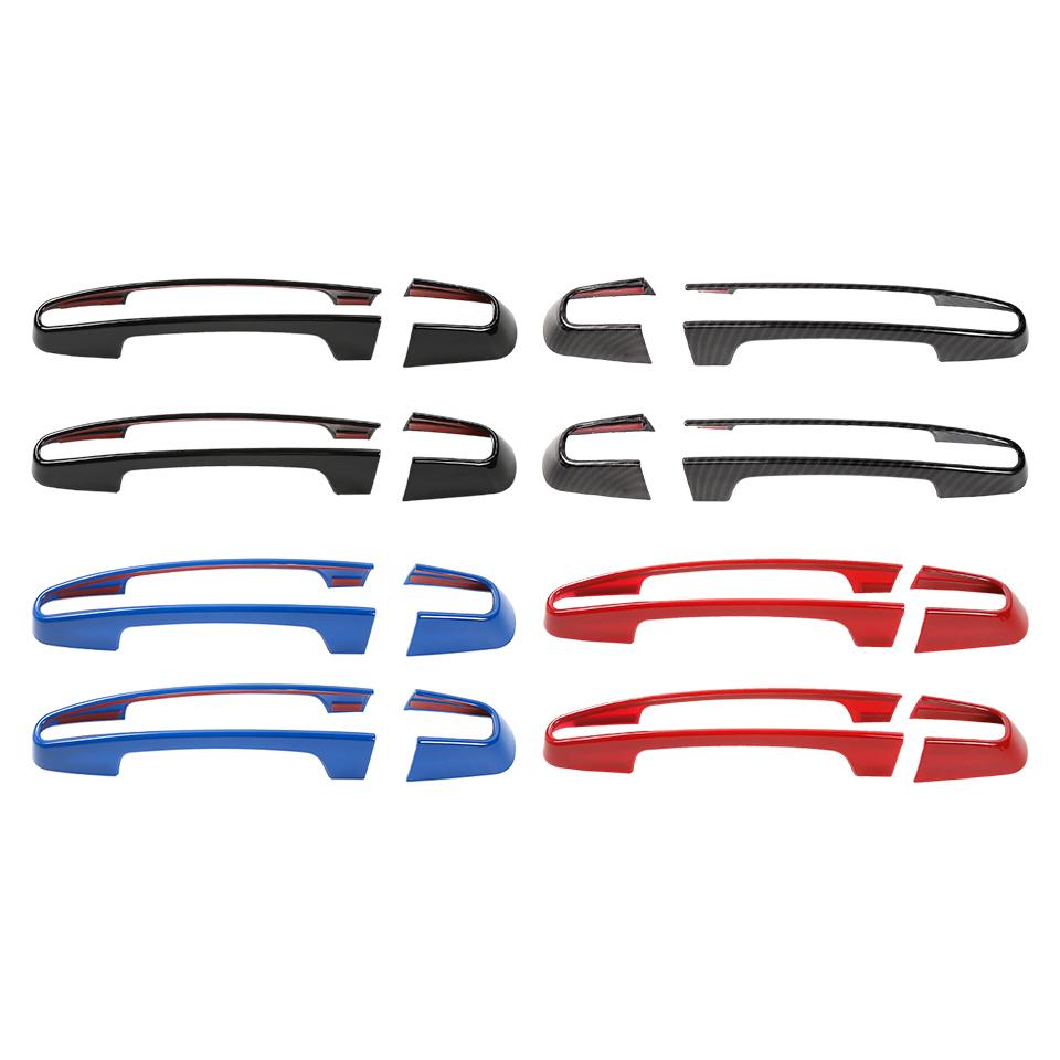  ABS Door Handle Decoration Cover Sticker Fit For Chevy Camaro 2017 Up Exterior Accessories