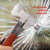 Multifunctional Safety Hammer with Wooden Handle: Car Window Breaker, Stainless Steel Axe, and Claw Hammer