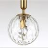 Nordic Gold/Black Wall Lamp Iron Glass Bedroom Headstock Living Room Study Simple Originality Milky White Glass Ball E27