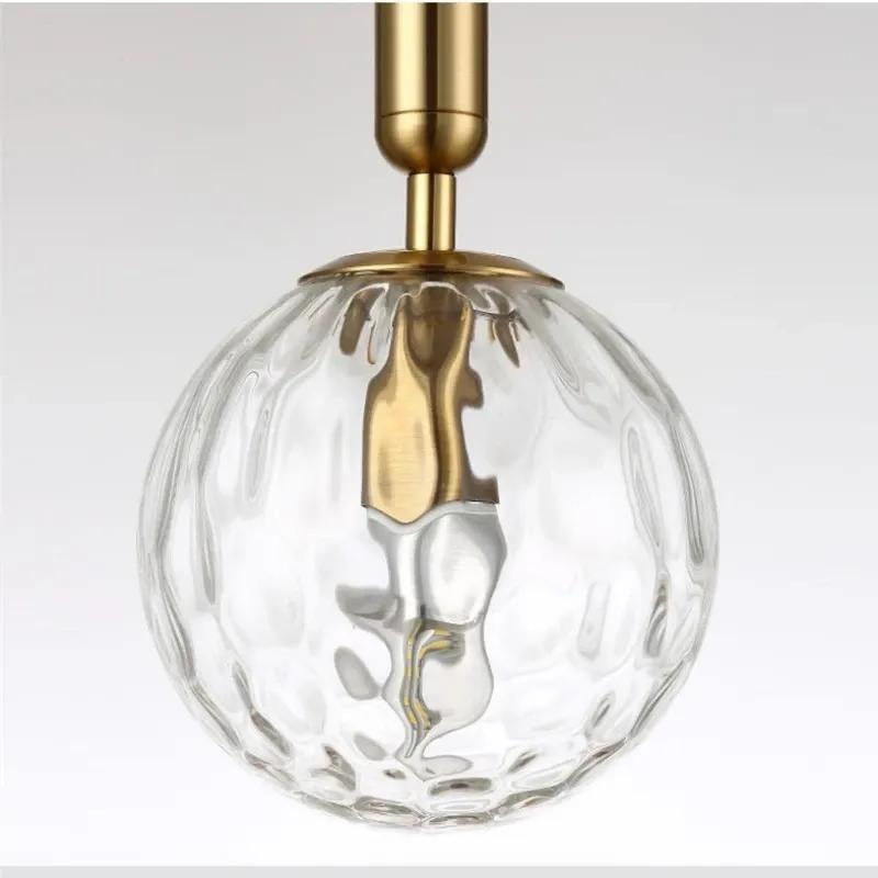 Nordic Gold/Black Wall Lamp Iron Glass Bedroom Headstock Living Room Study Simple Originality Milky White Glass Ball E27