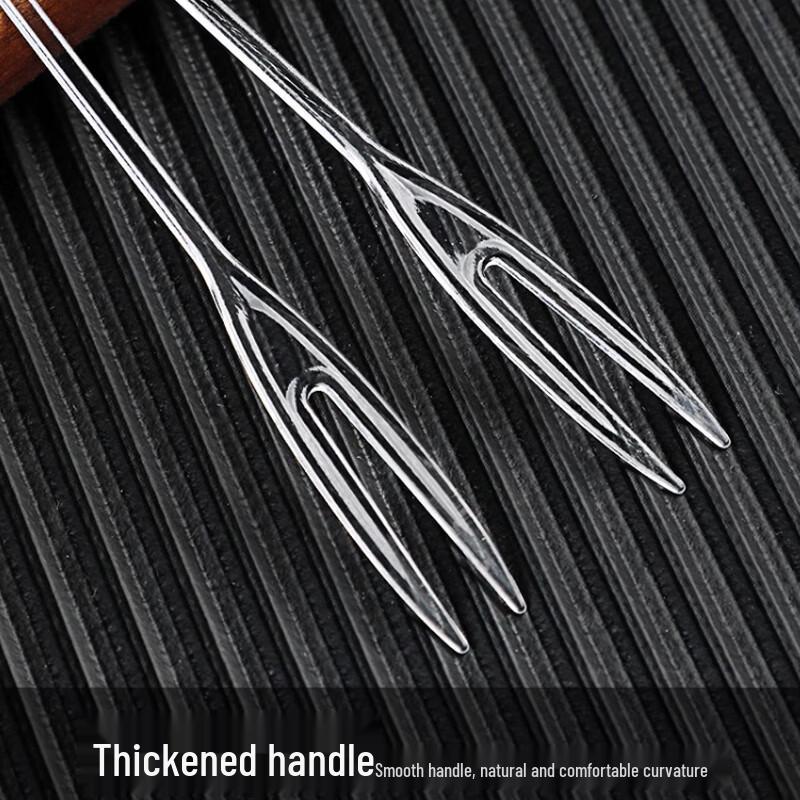 Homeglen Disposable Plastic Fruit Forks