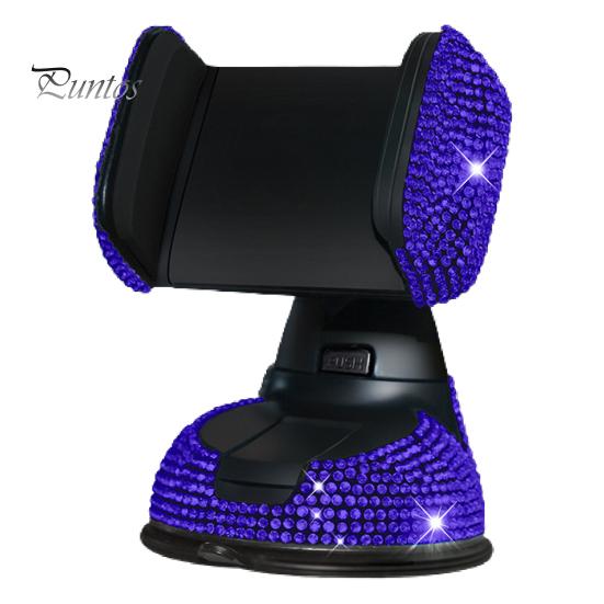 

Поддержка телефона, вращающаяся на 360 градусов декоративная подставка для мобильного телефона со стразами на приборной панели автомобиля для внедорожника