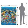 Royce McClure Day Dive Silky Tropical Fish Supersoft Blanket