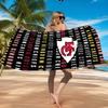 Kansas Chiefs Logo Beach Towel, Quick-drying, Easy to Care for, Suitable for Both Fitness and Beach Vacations,Sports Essential