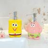 Cute Cartoon Ceramic Soap Dispenser Refillable Pump Bottle For Shampoo Shower Gel Bathroom Decor