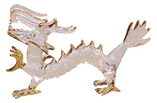 

Fokart Handcrafted Glass Emperor Dragon Five-Fingered 4