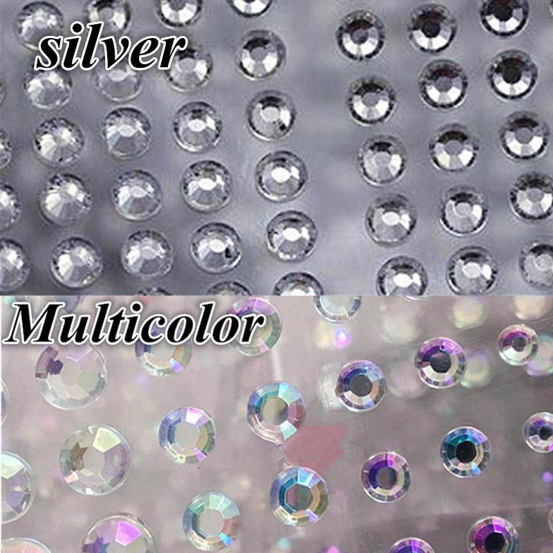 

Временные татуировки с глазами, праздничные блестящие наклейки для тела, стразы, украшения для ногтей серебряный