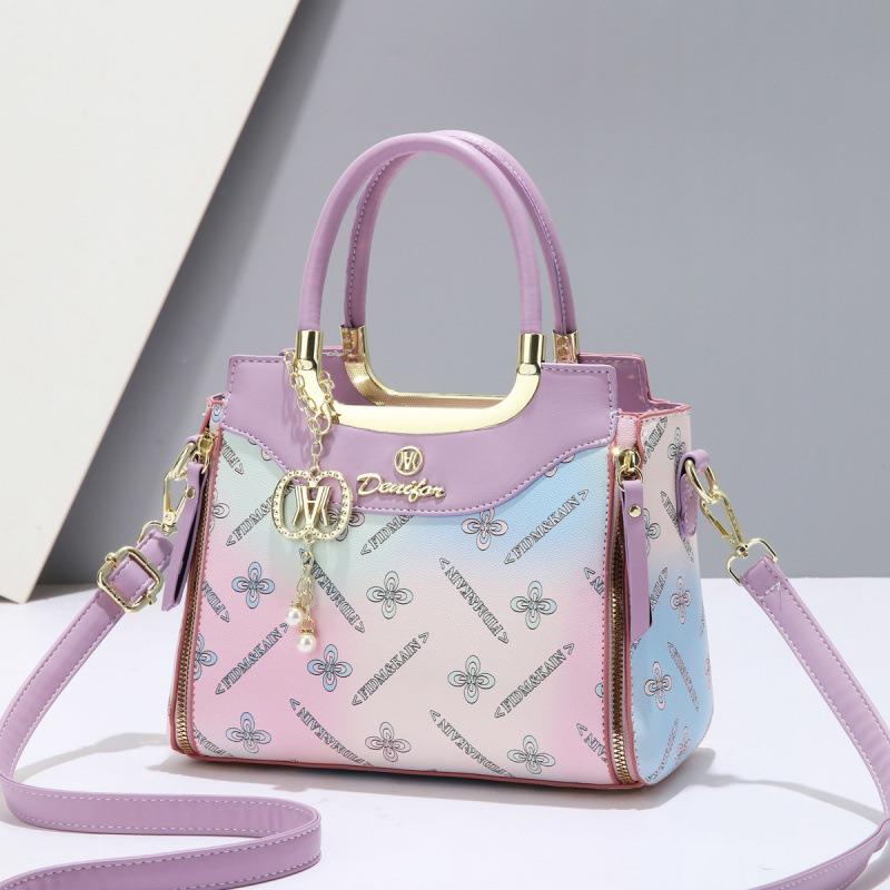 Bag women's new printed fashion versatile women's bag simple large capacity shoulder crossbody handbag