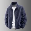 Spring and Autumn New Stand-up Collar Jacket Men's Thin Trench Coat Windproof and Waterproof Outdoor Casual Versatile Men's Jacket